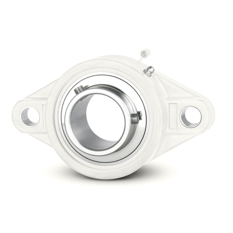 Łożysko SS UCFL 206 WHITE PLASTIC