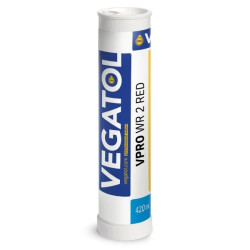 VEGATOL VPRO WR 2 Red - Czerwony smar wapniowy wodoodporny o wysokiej lepkości 1370 mm2/s