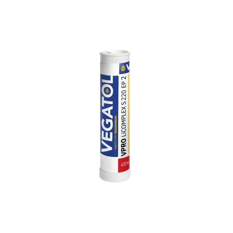 Vegatol VPRO LiComplex S 220 EP2 - Syntetyczny smar wysokotemperaturowy kompleksowo litowy 160°C Vegatol VPRO LiComplex S 220 EP2 - Syntetyczny smar wysokotemperaturowy kompleksowo litowy 160°C