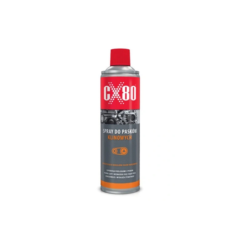 Płyn CX80 0,5l spray do pasków klinowych Płyn CX80 0,5l spray do pasków klinowych