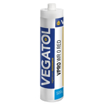 copy of VEGATOL WR 0 Red - Smar wapniowy półpłynny wodoodporny czerwony  wkręcany 500 g