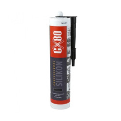 CX-80 SILIKON WYSOKOTEMPERATUROWY CZARNY 310ML