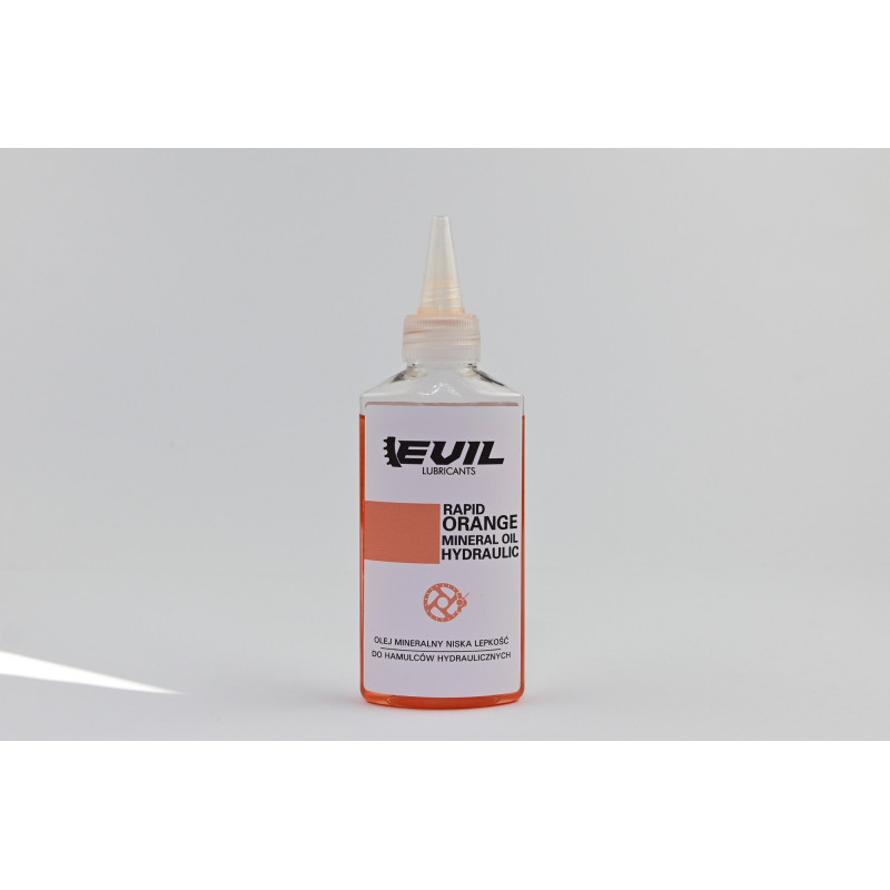 EVIL RAPID ORANGE MINERAL OIL Olej do hamulców mineralny NISKA LEPKOŚĆ 100 ml