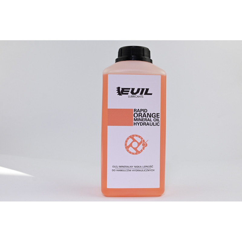 EVIL RAPID ORANGE MINERAL OIL Olej do hamulców mineralny NISKA LEPKOŚĆ 1 L