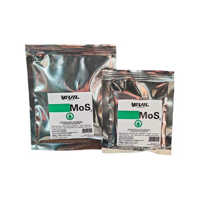 Dwusiarczek Molibdenu MoS2 Techniczny Proszek 4μm - Dodatek do smarów 100 g